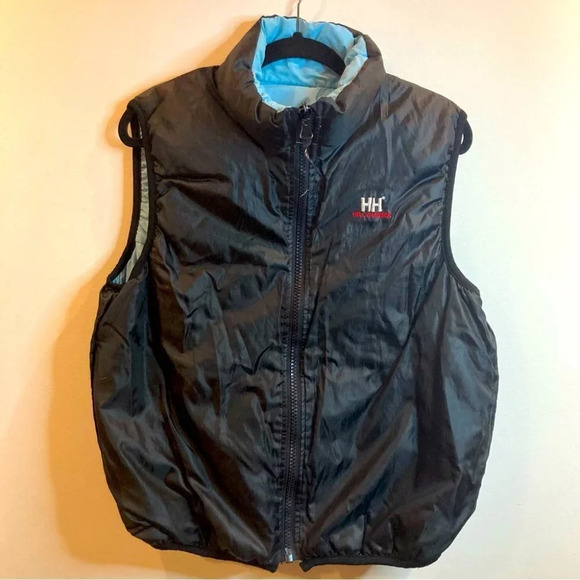 HELLY HANSEN Sz  L Reversible Puffer Vest with Pockets - Picture 1 of 9